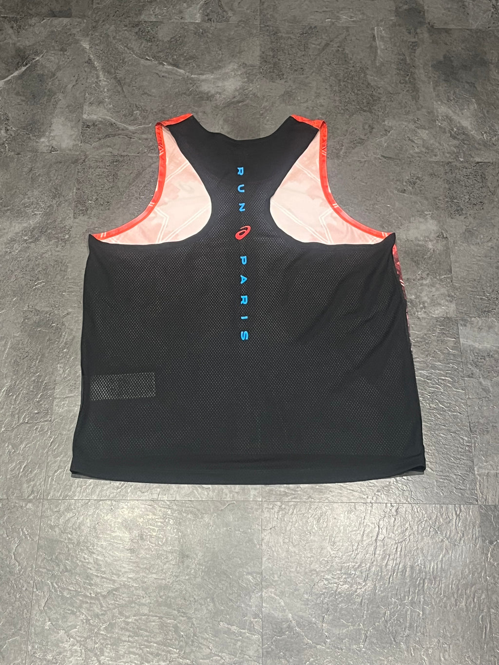 Cityscape Gradient Asics Men’s Paris Marathon Racing Singlet