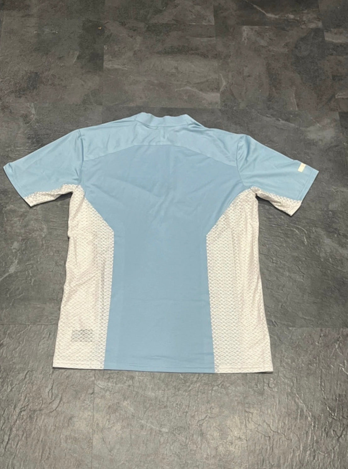 Blue & White SOAR Half Zip 2.0 Running T Shirt