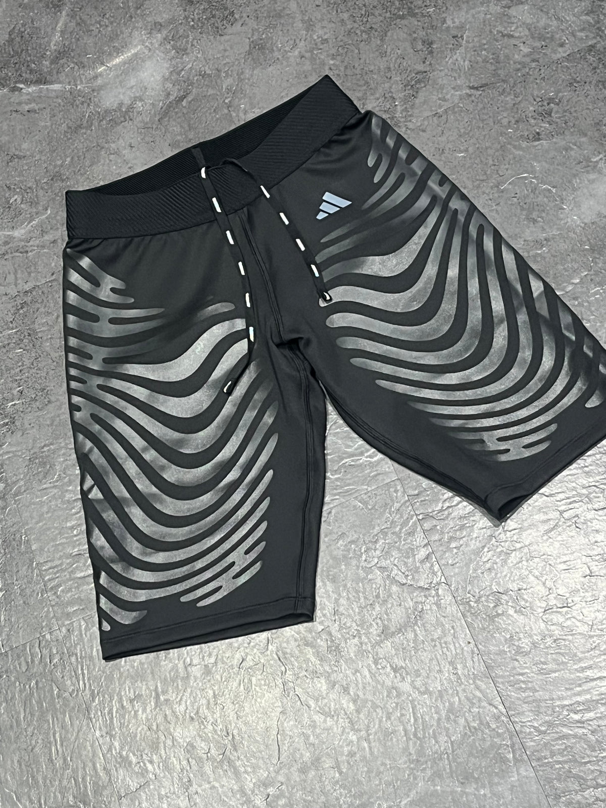 Black Adidas Adizero Women’s Rheon Racing 1/2 Tights