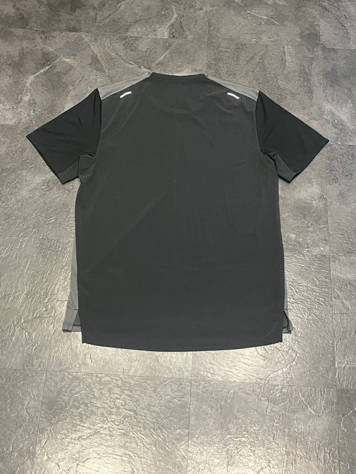 Black & Grey Nike Men’s Dri Fit Rise 365 Trail Running T Shirt
