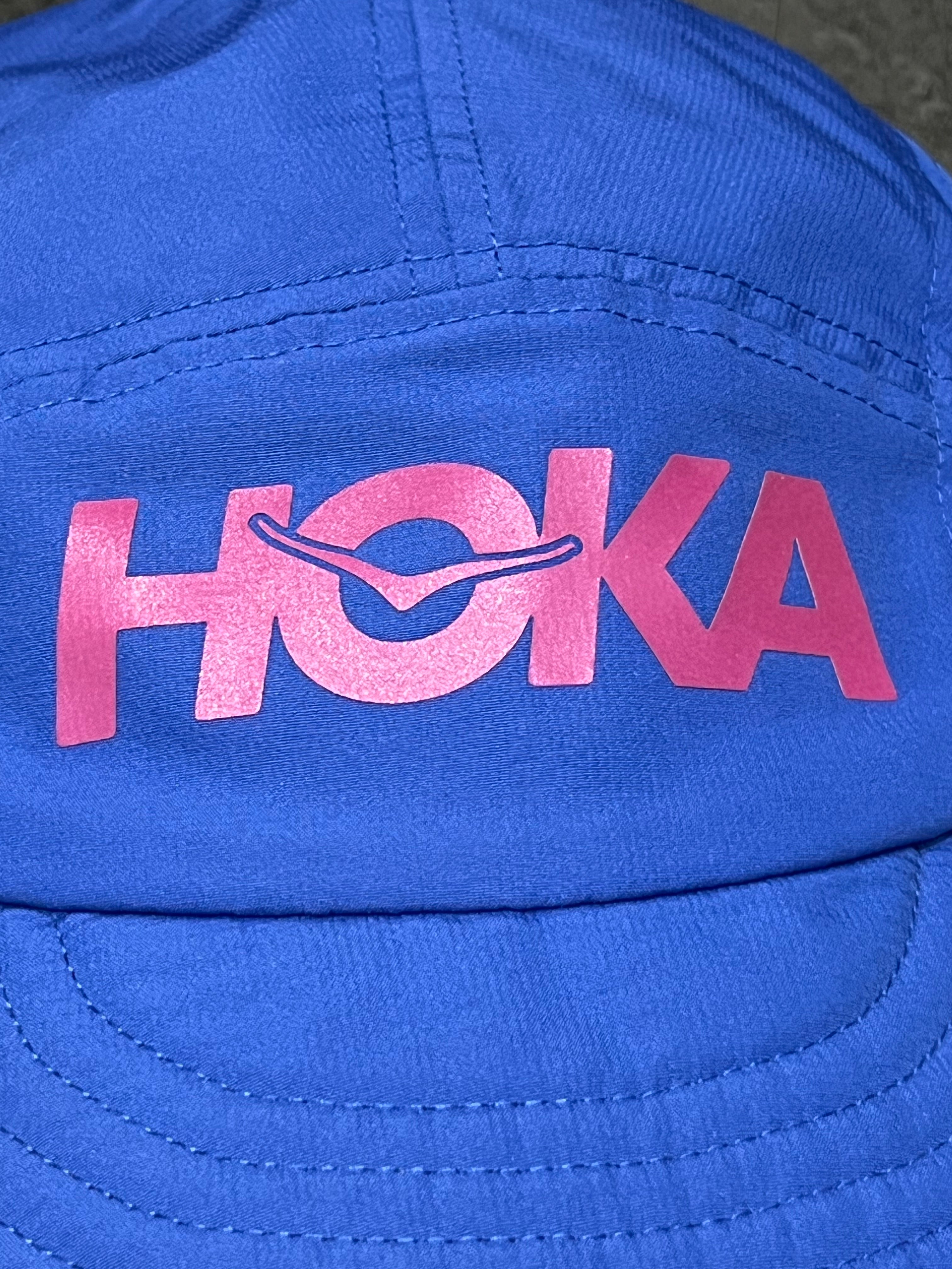 Blue & Purple Hoka Unisex Packable Trail Running Cap
