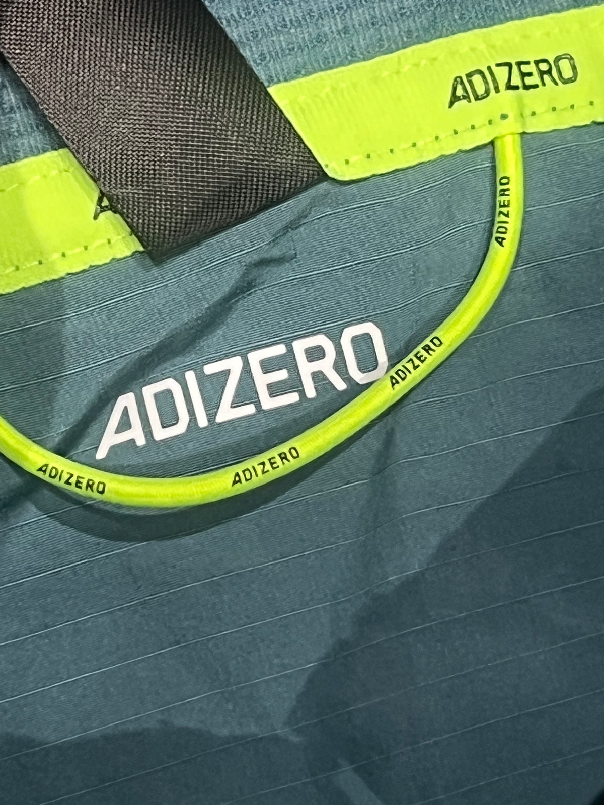 Teal Adidas Adizero Mens Archive Lightweight Running Jacket