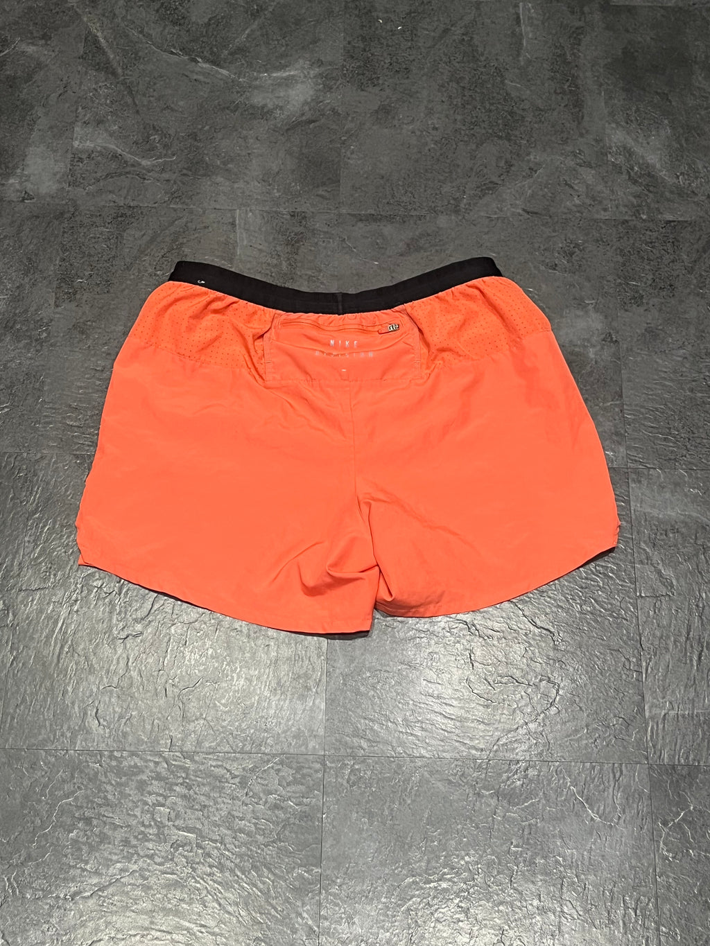 Orange Nike Men’s Dri Fit Running Division 5” Brief Lined Running Shorts