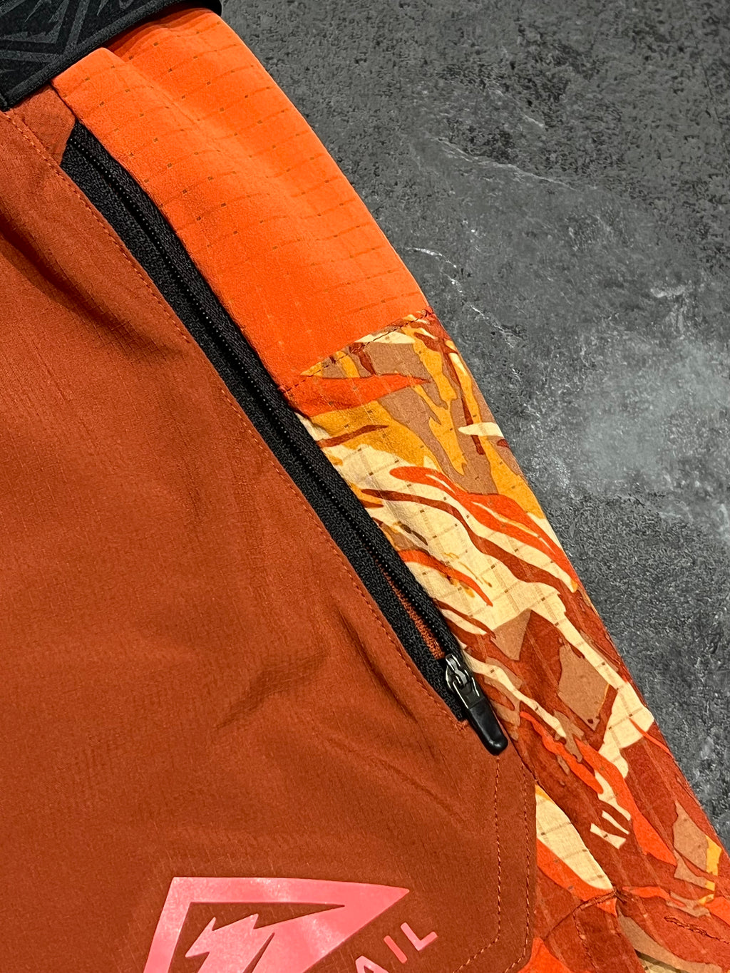 Fire Orange Nike Men’s Dri Fit Trail 7” Brief Lined Running Shorts
