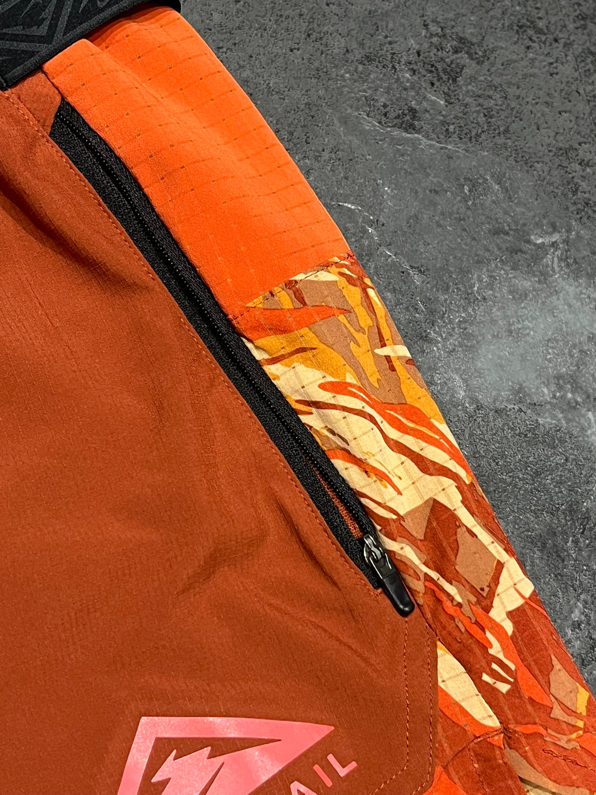 Fire Orange Nike Men’s Dri Fit Trail 7” Brief Lined Running Shorts
