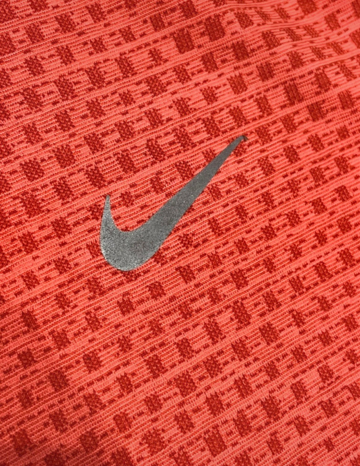 Red Nike Mens Dri Fit ADV Running T Shirt
