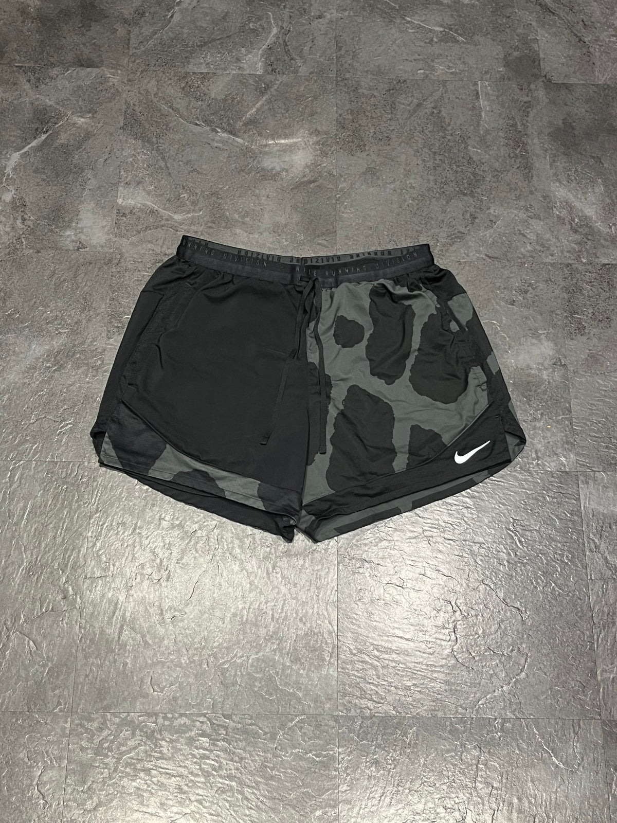 Black Camo Nike Men’s Dri Fit Running Division 2in1 Shorts