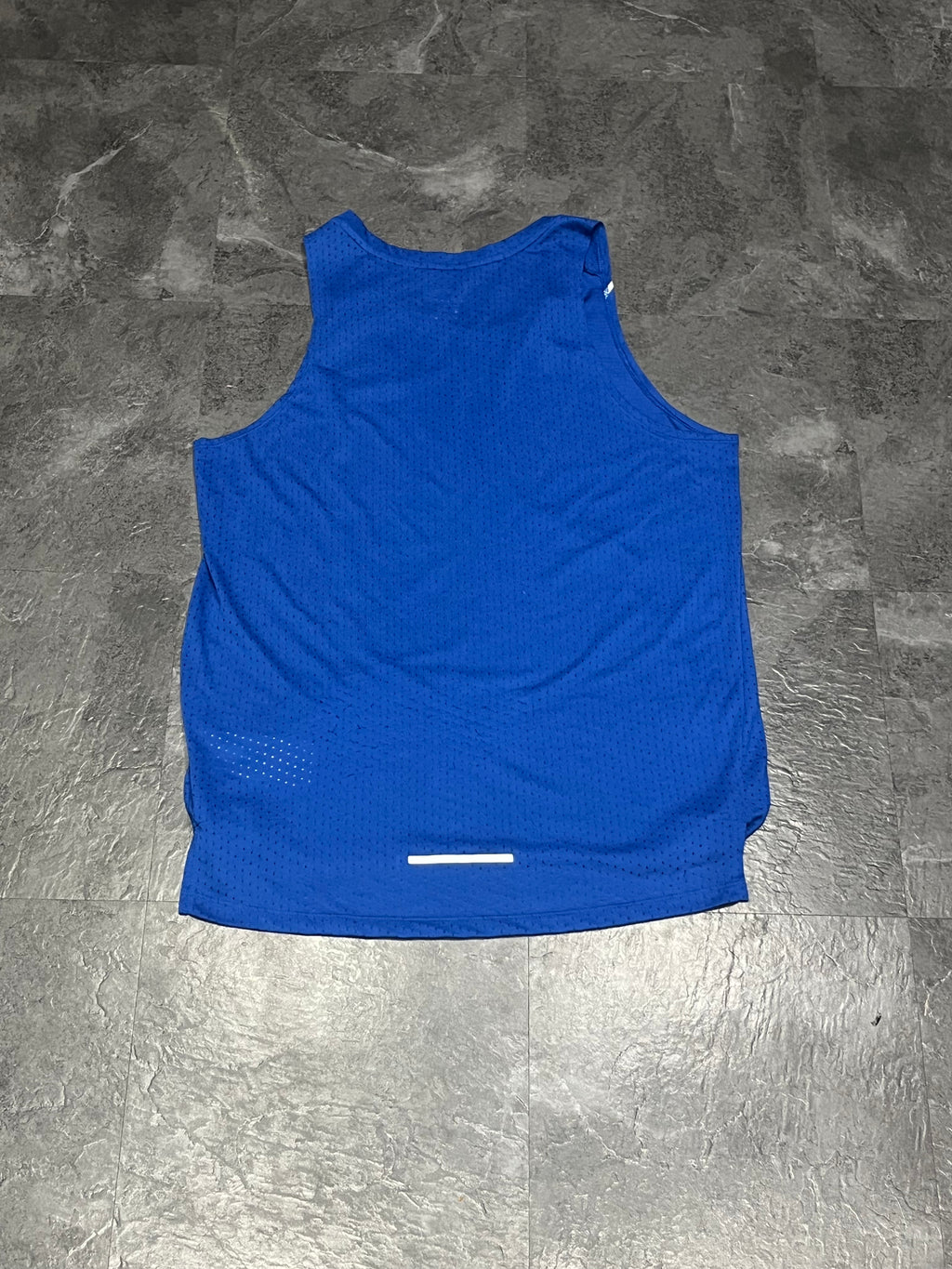 Blue Nike Men’s Dri Fit Miler Running Singlet