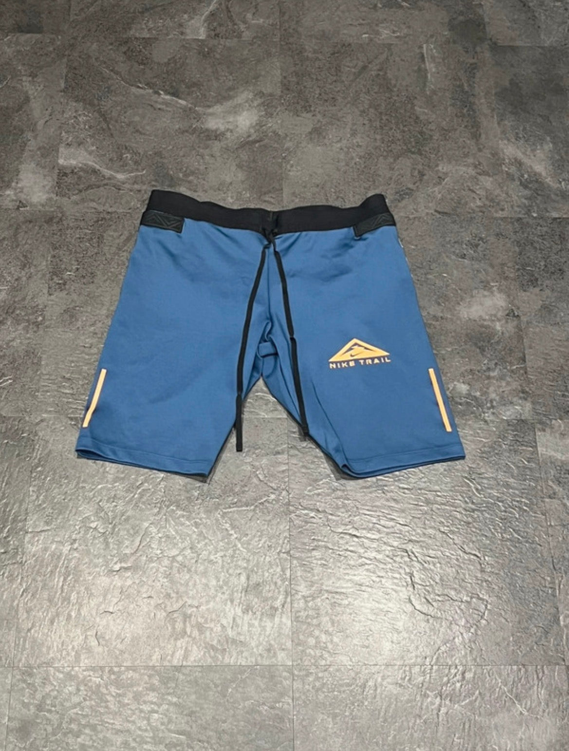 Blue Nike Men’s Dri Fit Trail Running 1/2 Tights