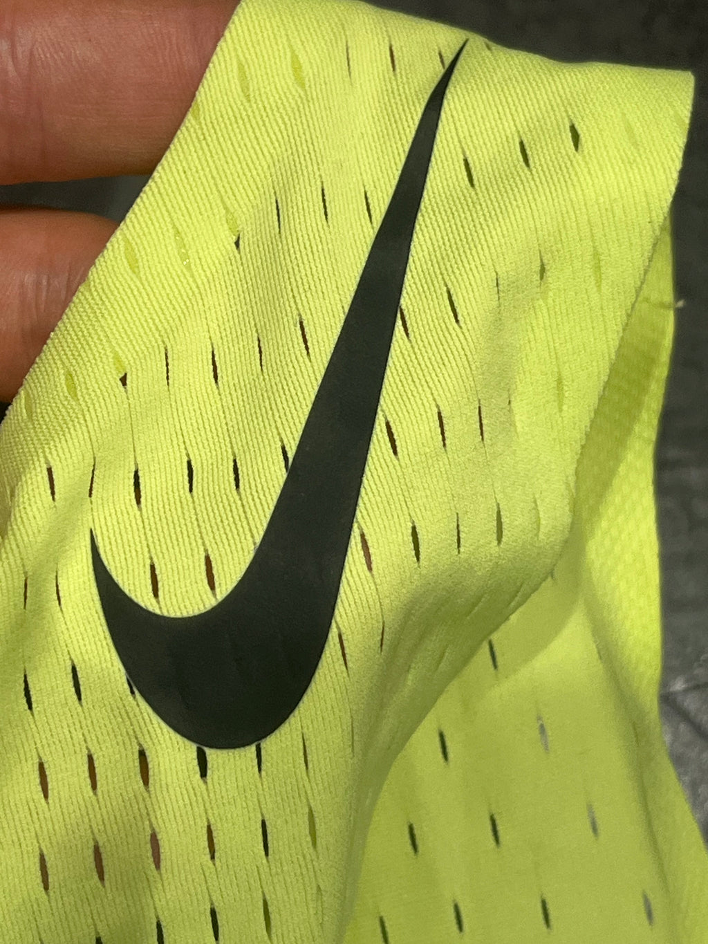 Yellow/Black Nike Men’s Dri Fit ADV Aeroswift Racing Singlet