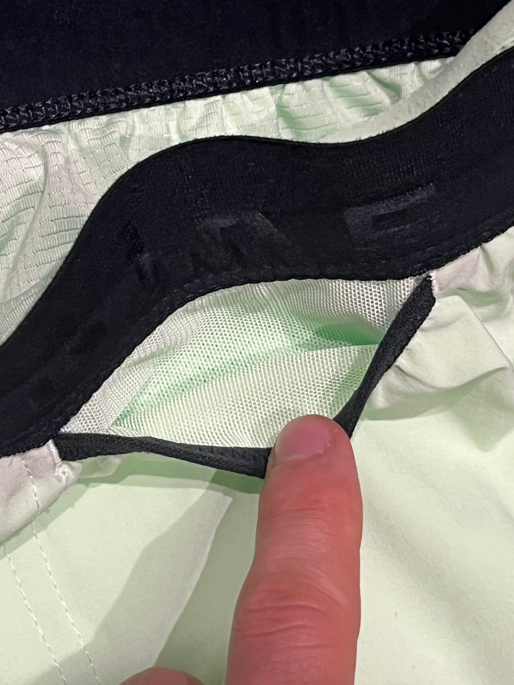 Neon Green Nike Men’s “Second Sunrise” Dri Fit Trail 5” Brief Lined Running Shorts