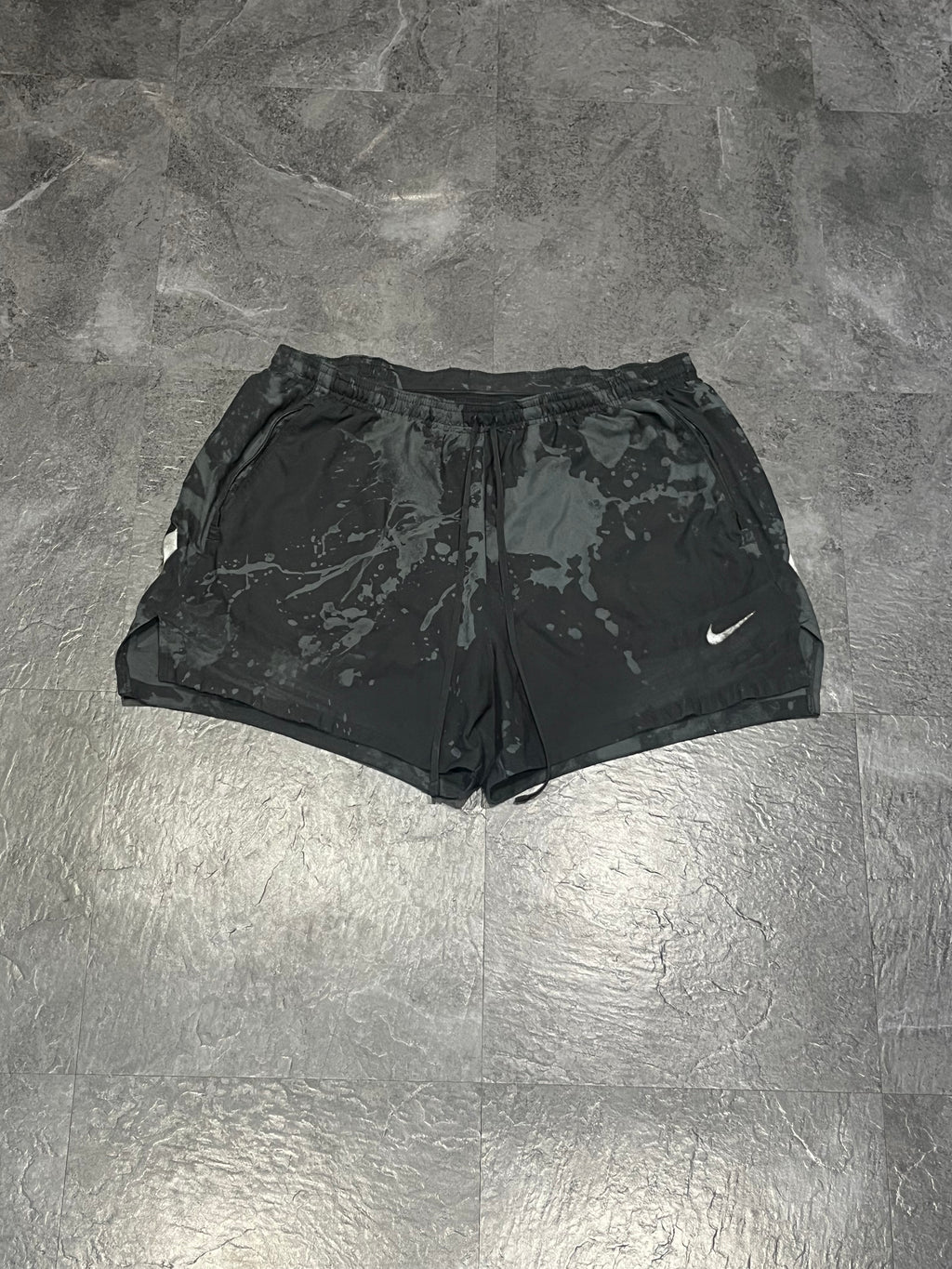 Black/Grey Nike Men’s Dri Fit Running Division 5” Brief Lined Running Shorts