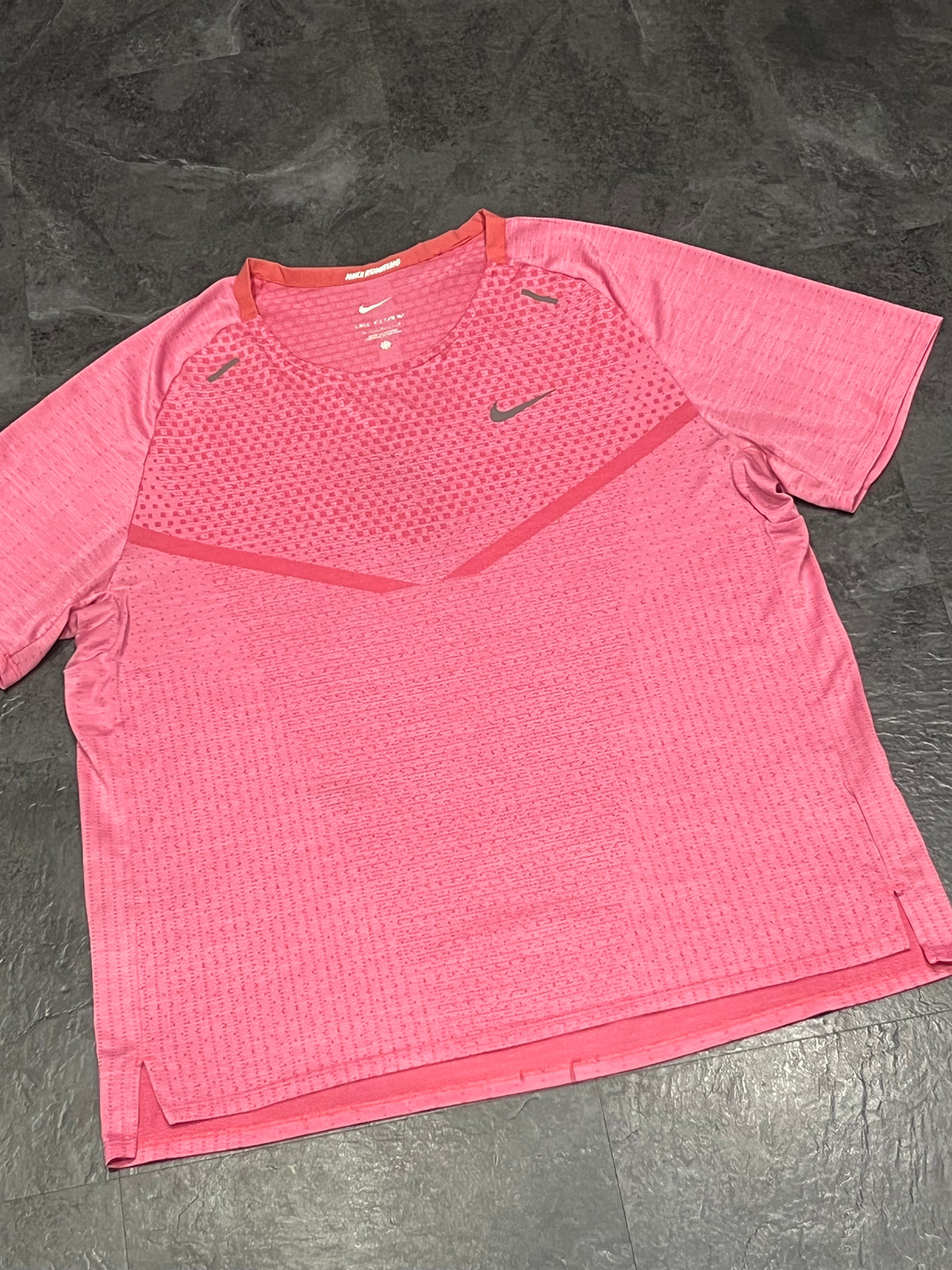 Pink Nike Men’s Dri Fit ADV Running T Shirt