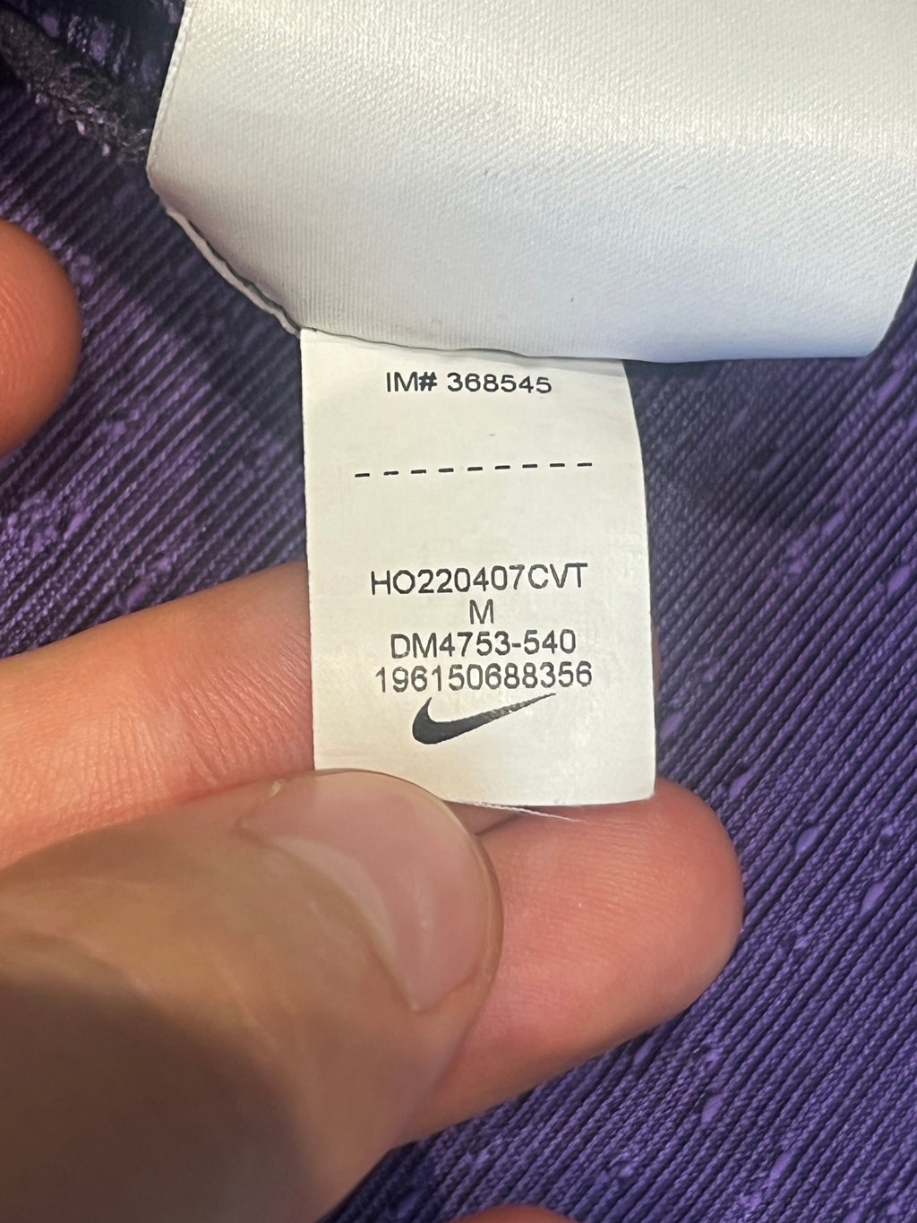 Purple Nike Men’s Dri Fit ADV Running T Shirt