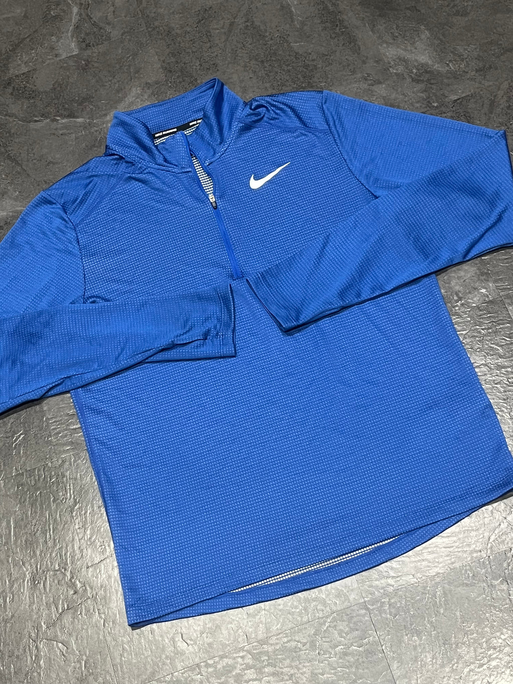 Blue Nike Men’s Dri Fit Pacer 1/2 Zip Running Top