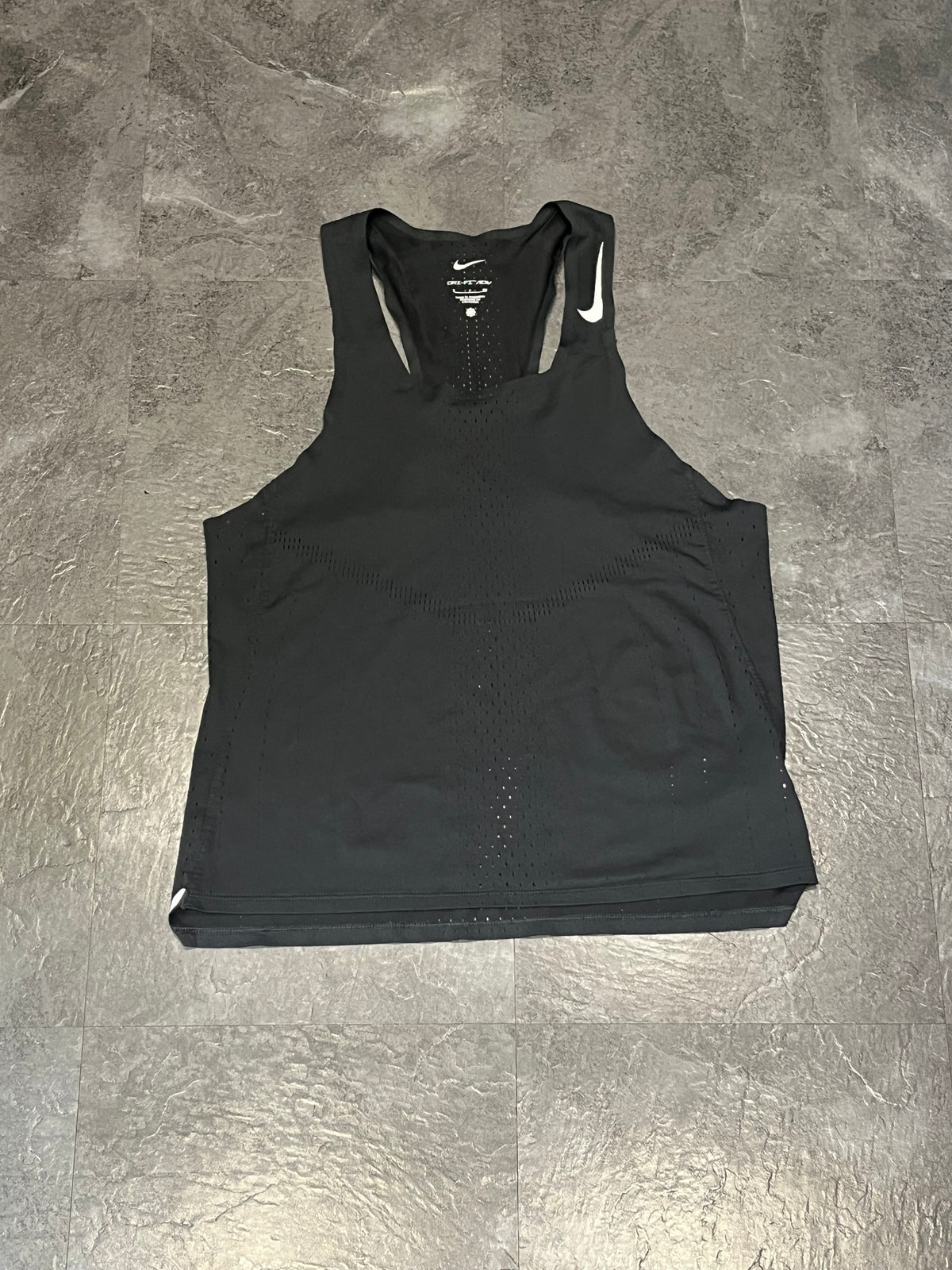 Black Nike Men’s Dri Fit ADV Aeroswift Racing Singlet
