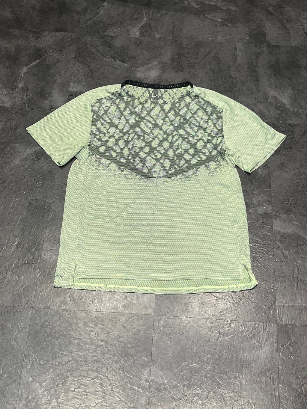 Green & Purple Nike Men’s Dri Fit ADV Running Division T Shirt
