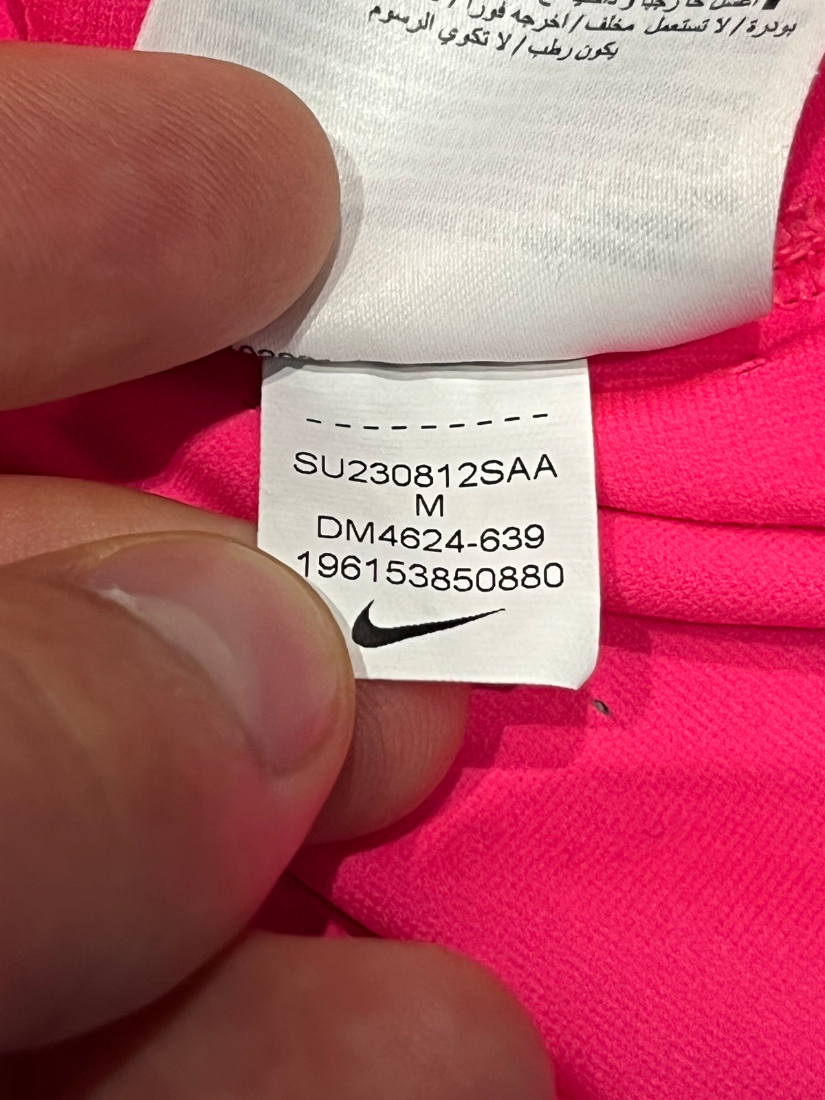 Pink & White Nike Men’s Dri Fit ADV Aeroswift Racing Singlet