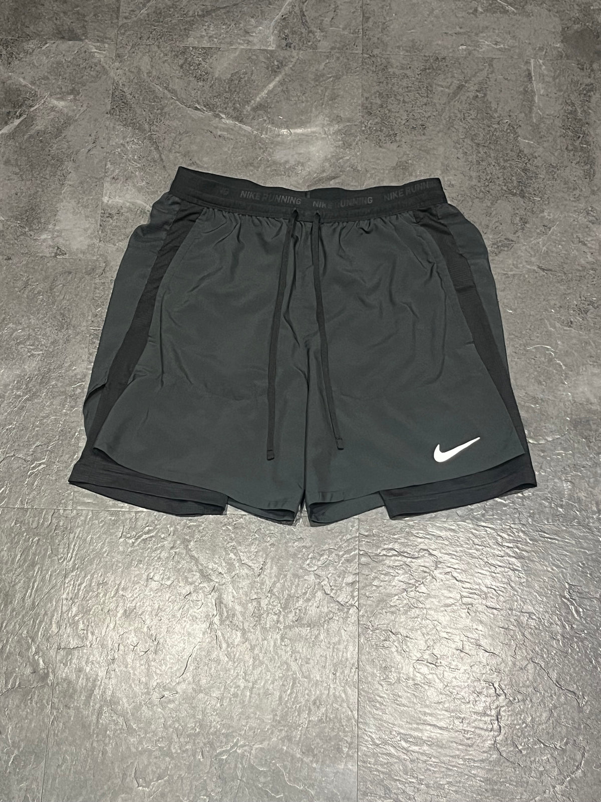 Black Nike Men’s Dri Fit Flex Stride 2in1 Running Shorts