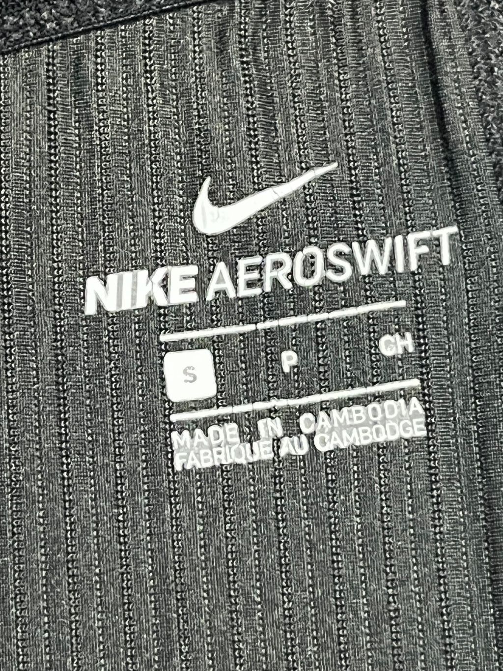 Black Nike Women’s Dri Fit ADV Aeroswift Racing 1/2 Tights