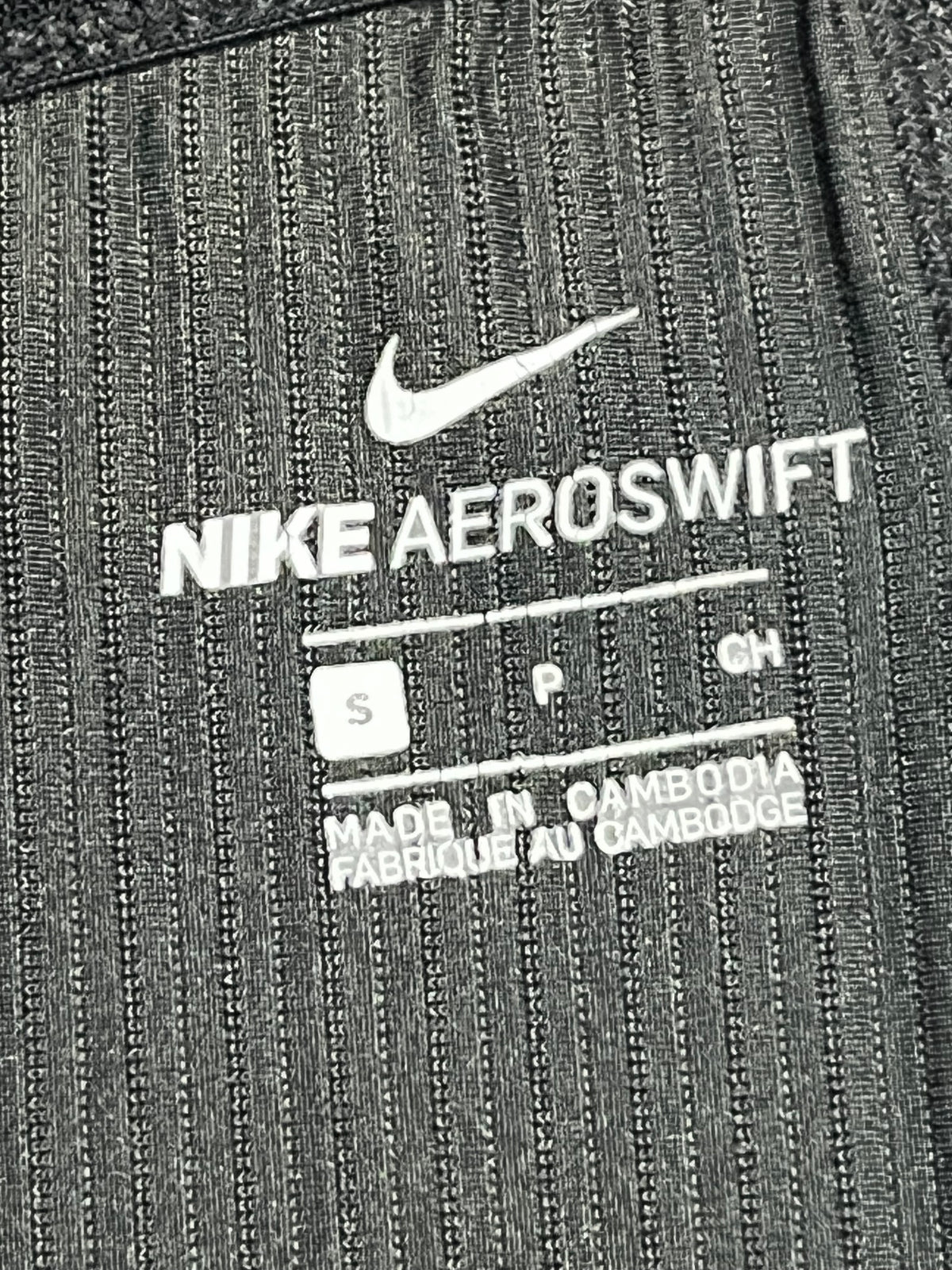 Black Nike Women’s Dri Fit ADV Aeroswift Racing 1/2 Tights