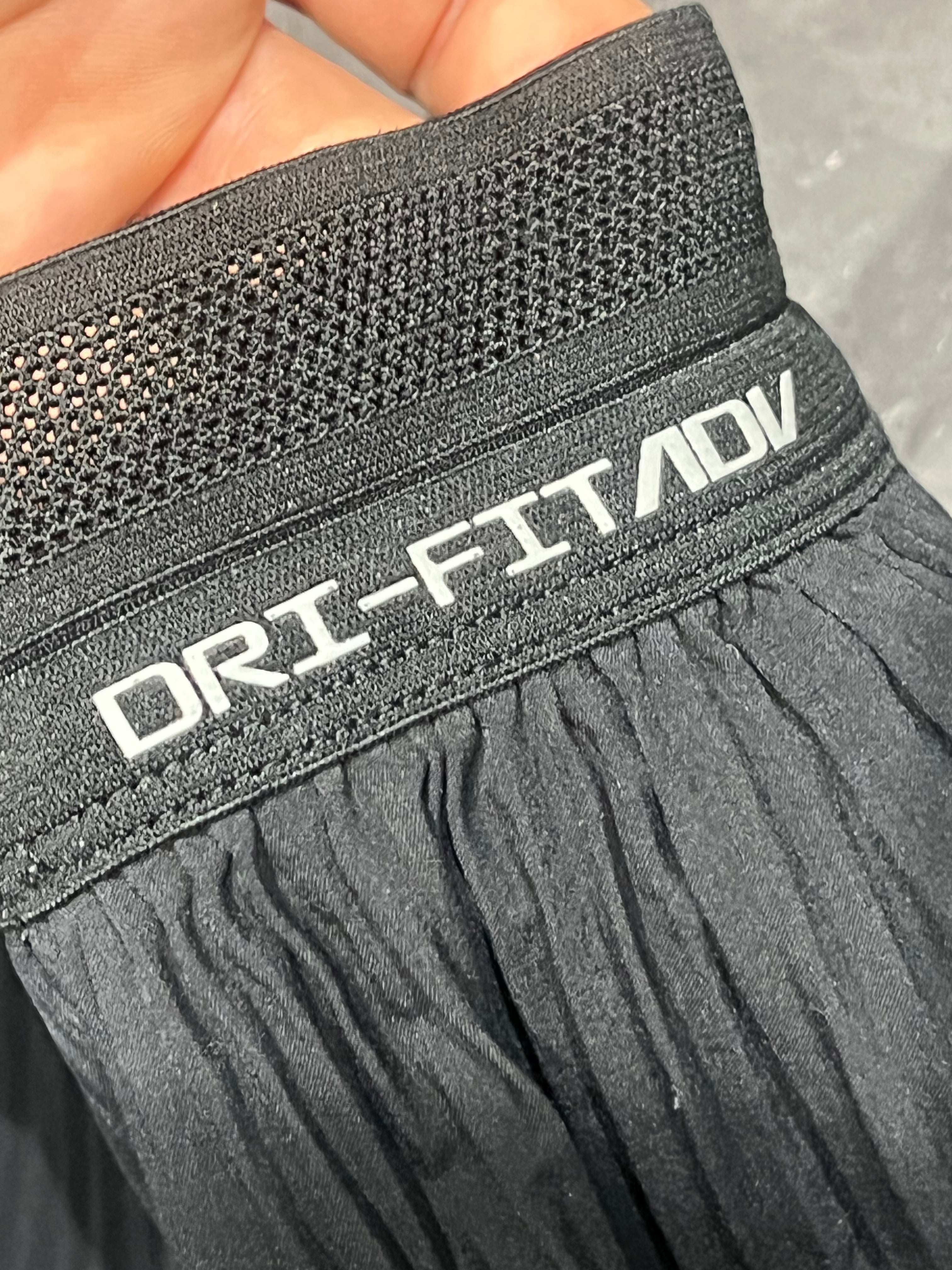 Black Nike Women’s Dri Fit ADV Aeroswift 3” Racing Split Shorts