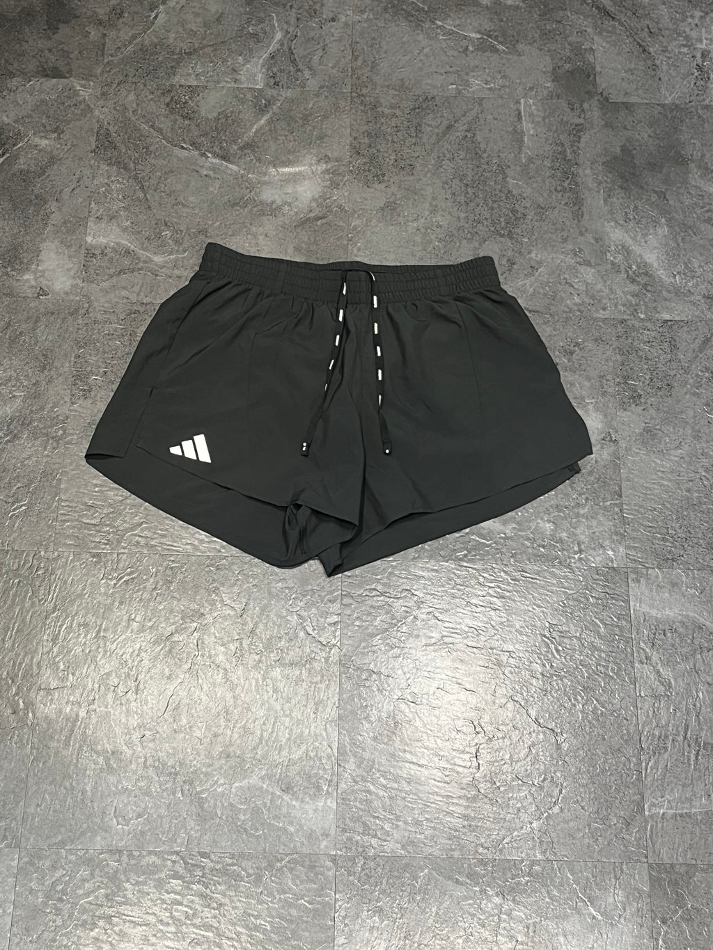 Black Adidas Men’s Adizero Aeroready 4” Brief Lined Running Shorts