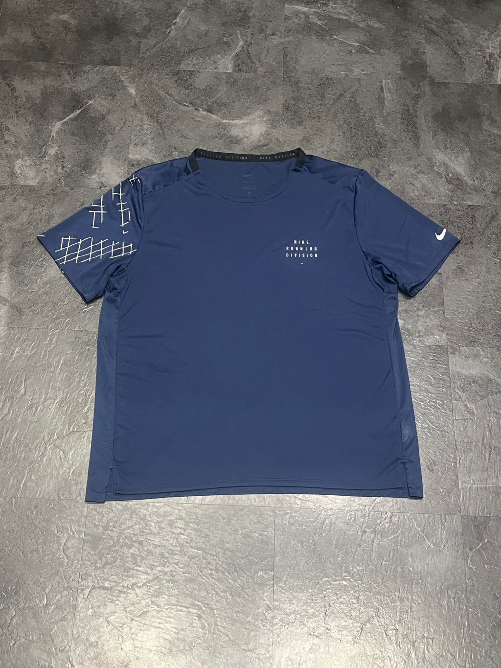 Blue Nike Men’s Dri Fit Rise 365 Running Division T Shirt