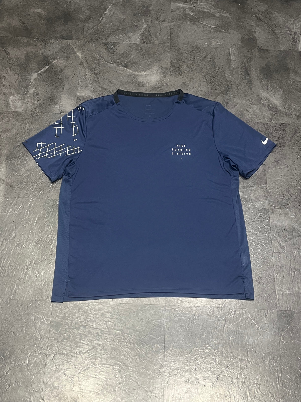 Blue Nike Men’s Dri Fit Rise 365 Running Division T Shirt