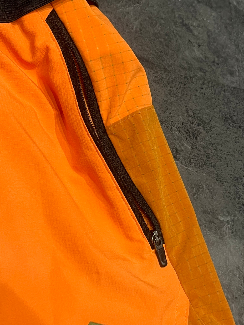 Orange Nike Men’s Dri Fit Trail 5” Brief Lined Running Shorts