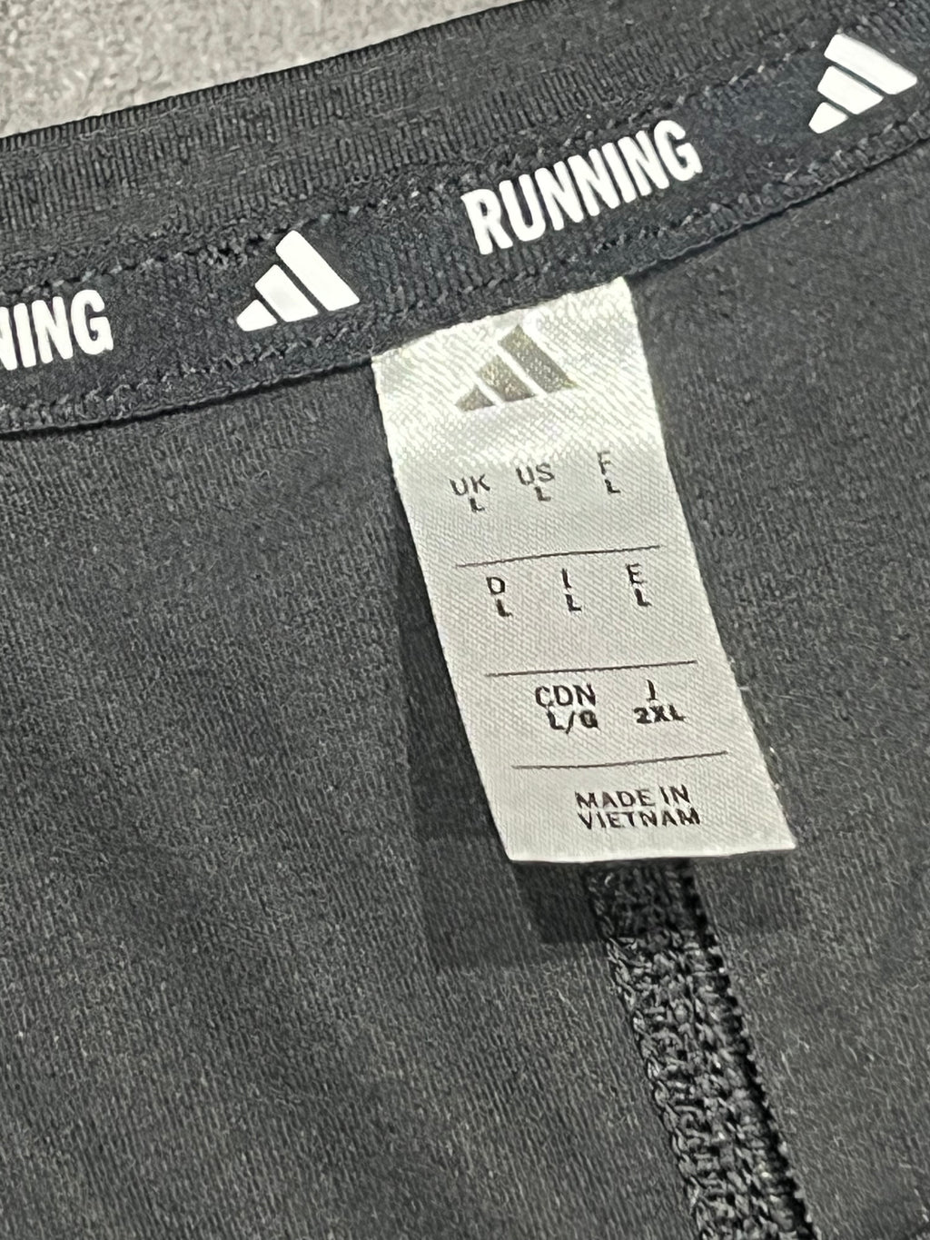 Black/White Adidas Own The Run Racing Singlet