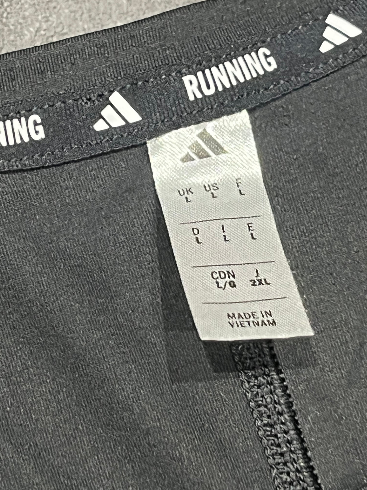 Black/White Adidas Own The Run Racing Singlet
