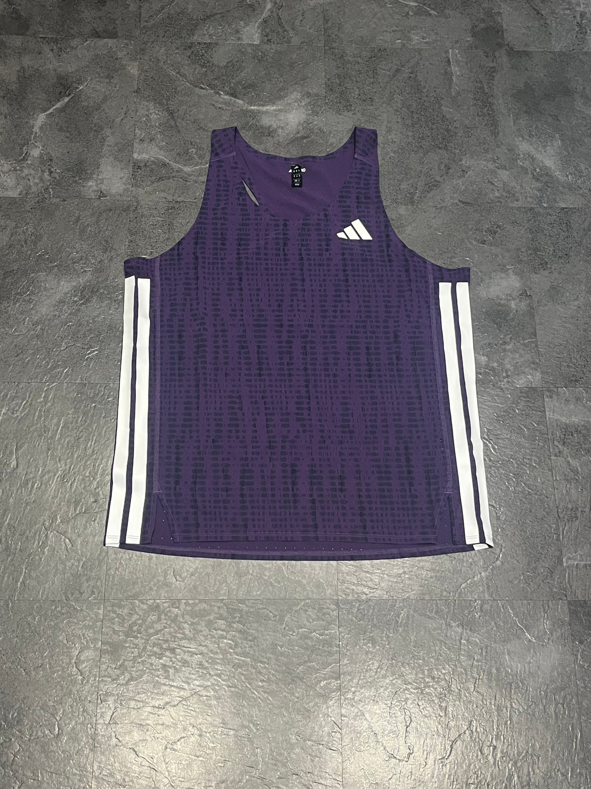Purple Adidas Adizero Men’s Promo Racing Singlet