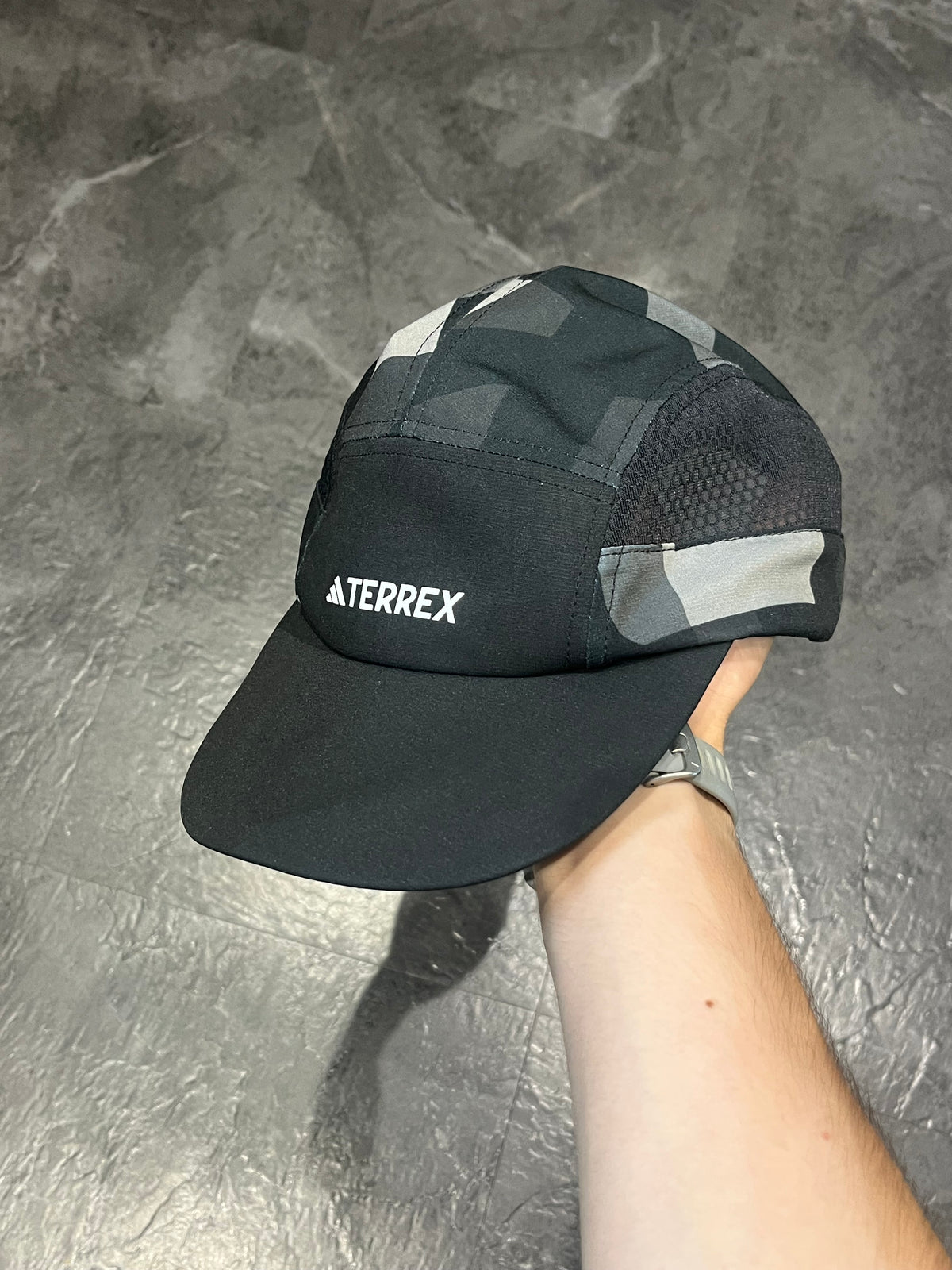 Black Adidas Men’s Terrex Running Cap