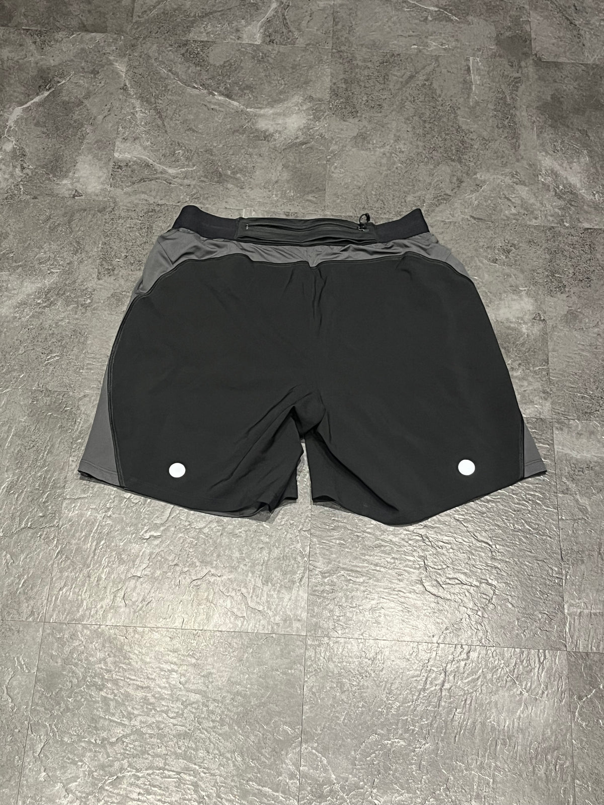 Black & Grey Asics Men’s  Actibreeze Road 5” 2IN1 Running Shorts