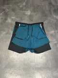 Blue/Black Nike Men’s Dri Fit Tech Pack 2in1 Hybrid Running Shorts