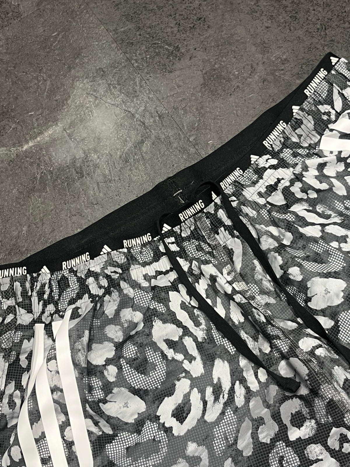 Grey/Black Adidas Men’s Own The Run Japan Exclusive 5” Brief Lined Running Shorts