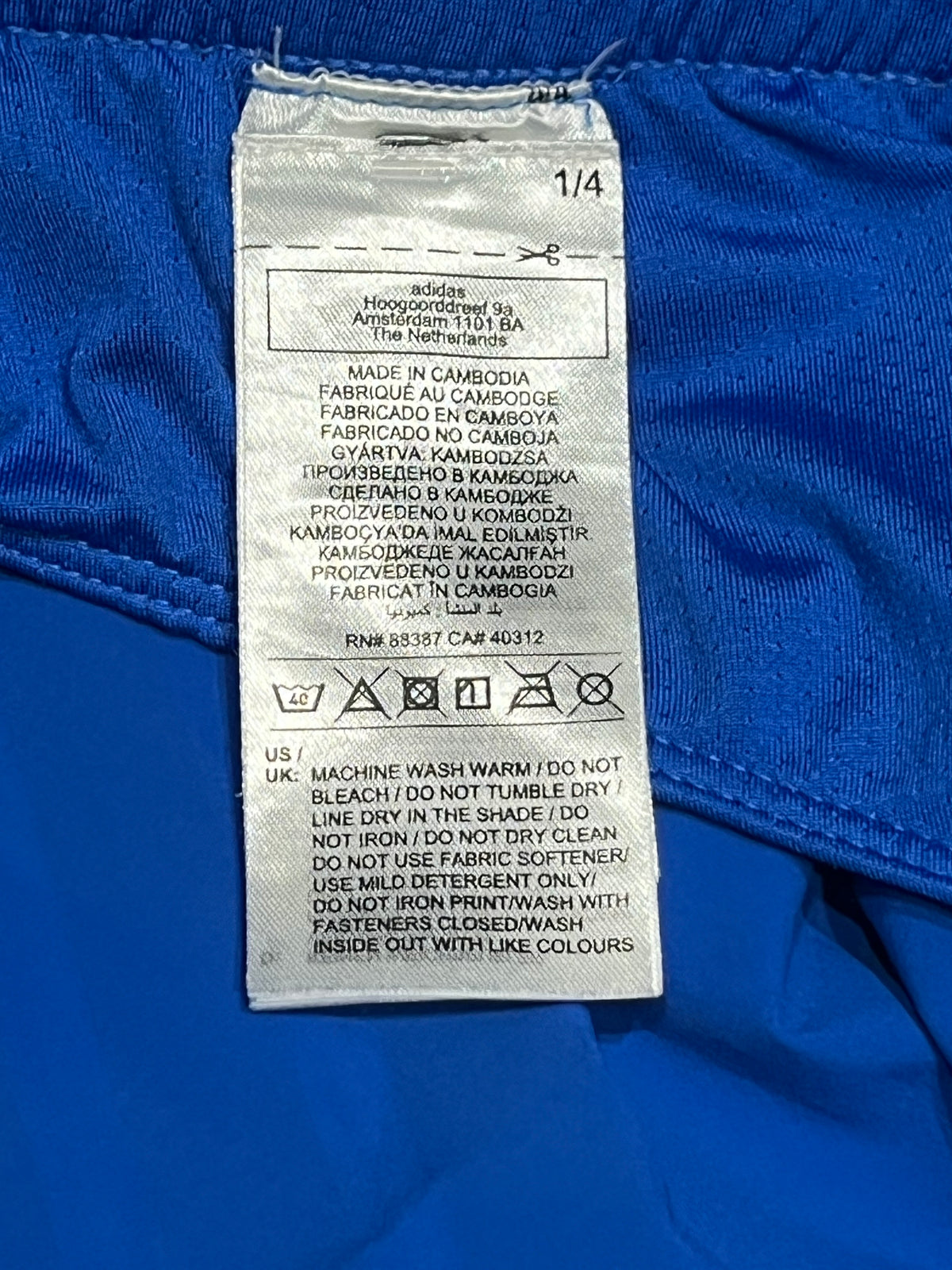 Blue & Lime Adidas Adizero Men’s 3” Brief Lined Racing Split Shorts