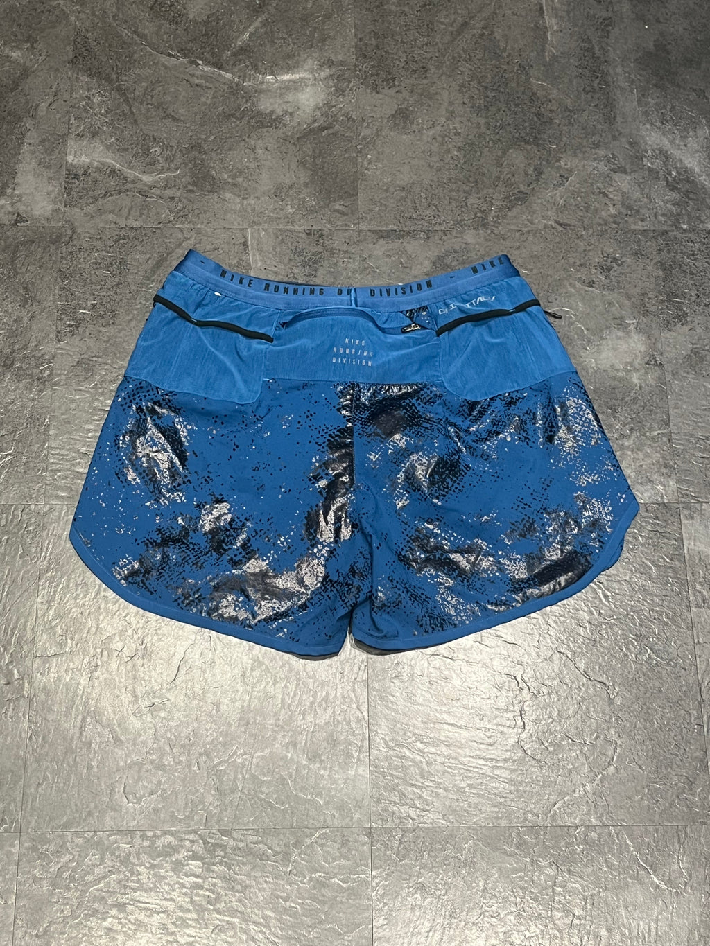 Blue & Black Nike Men’s Dri Fit ADV Running Division 4” Brief Lined Shorts
