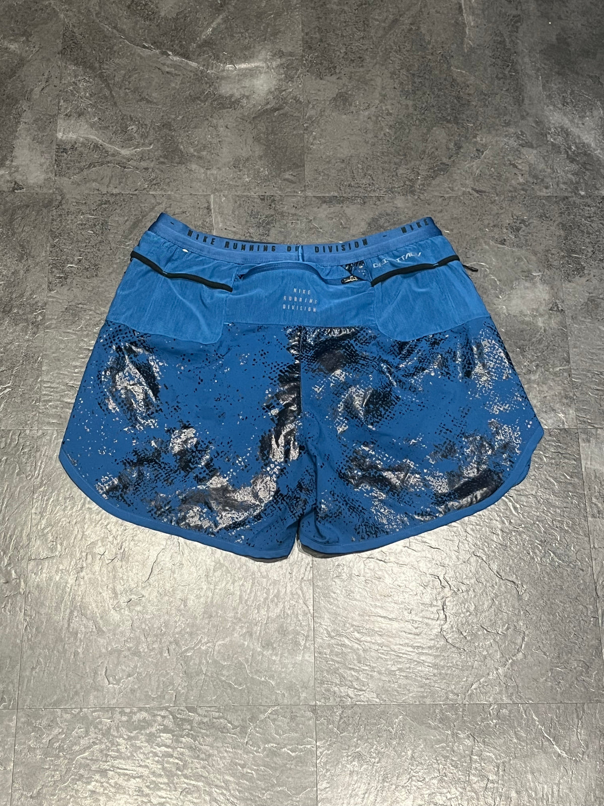 Blue & Black Nike Men’s Dri Fit ADV Running Division 4” Brief Lined Shorts