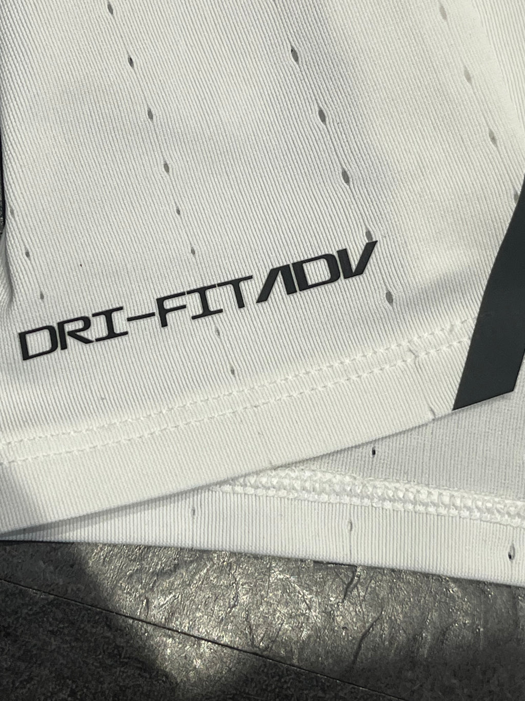 White & Black Nike Dri Fit ADV Aeroswift Racing Singlet