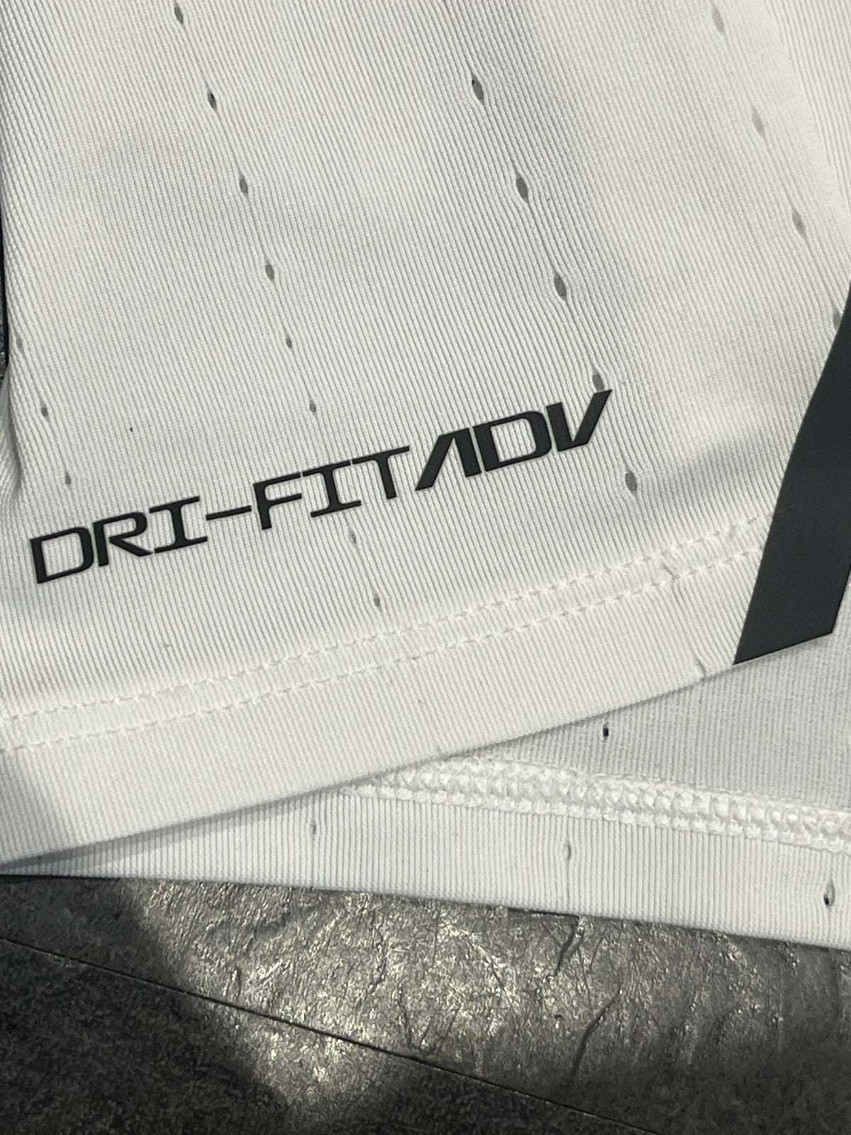 White & Black Nike Dri Fit ADV Aeroswift Racing Singlet