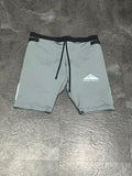 Grey Nike Men’s Dri Fit Trail Racing 1/2 Tights