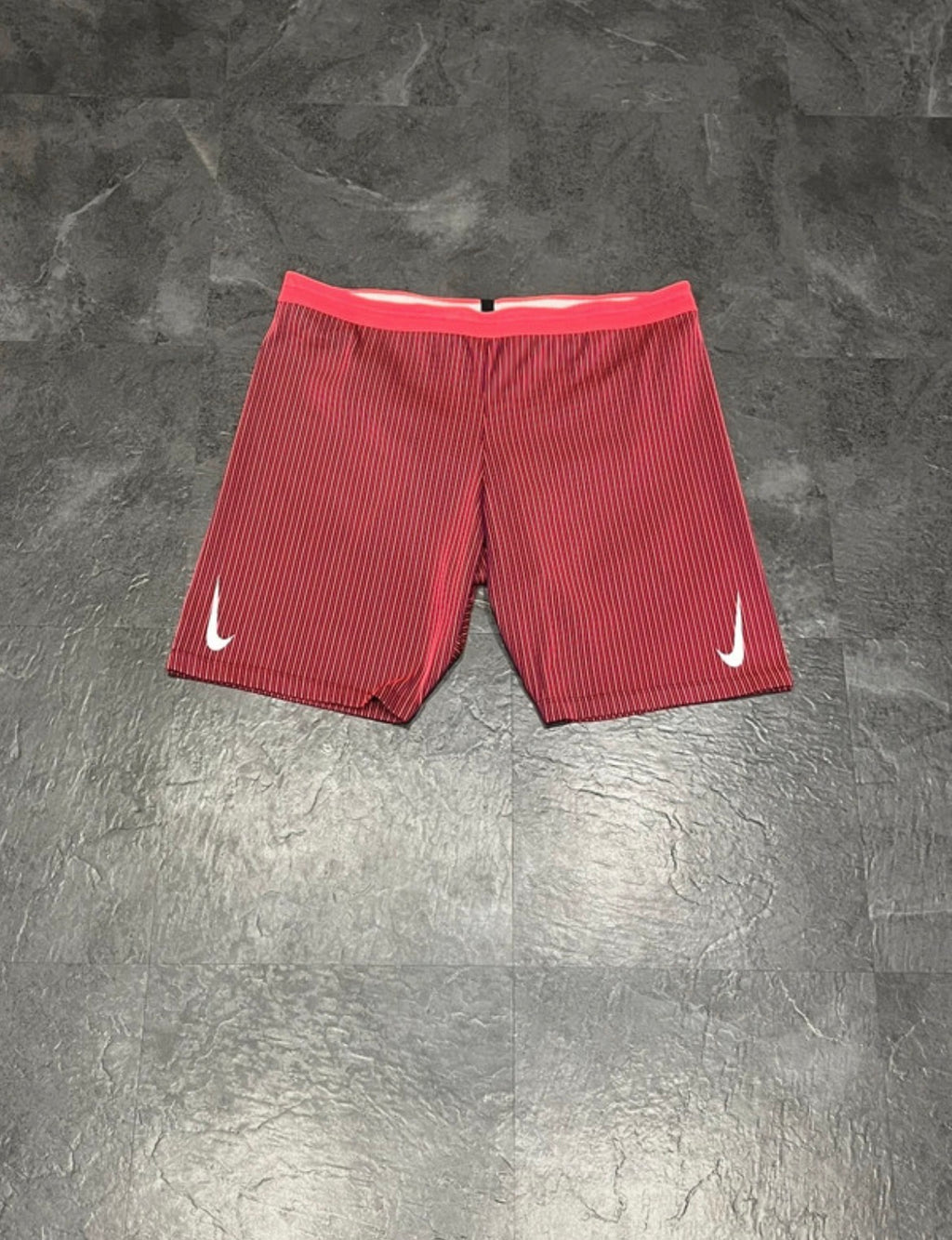 Red Nike Men’s Dri Fit ADV Aeroswift Racing 1/2 Tights