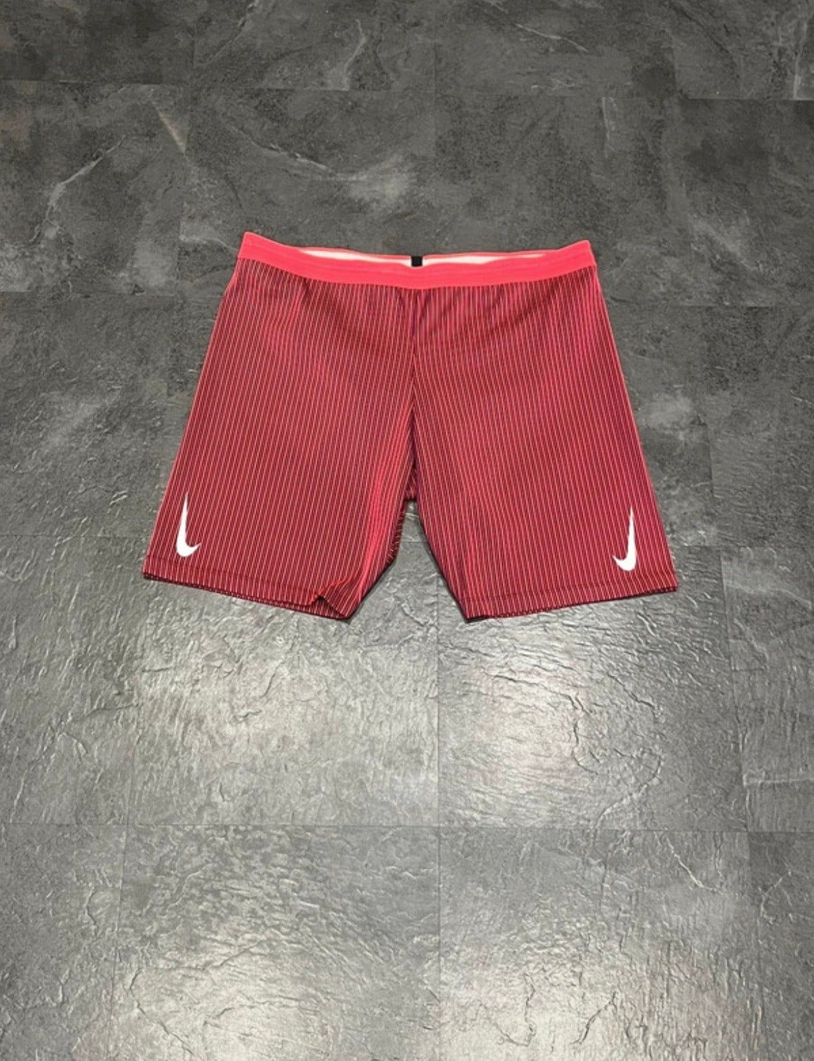 Red Nike Men’s Dri Fit ADV Aeroswift Racing 1/2 Tights