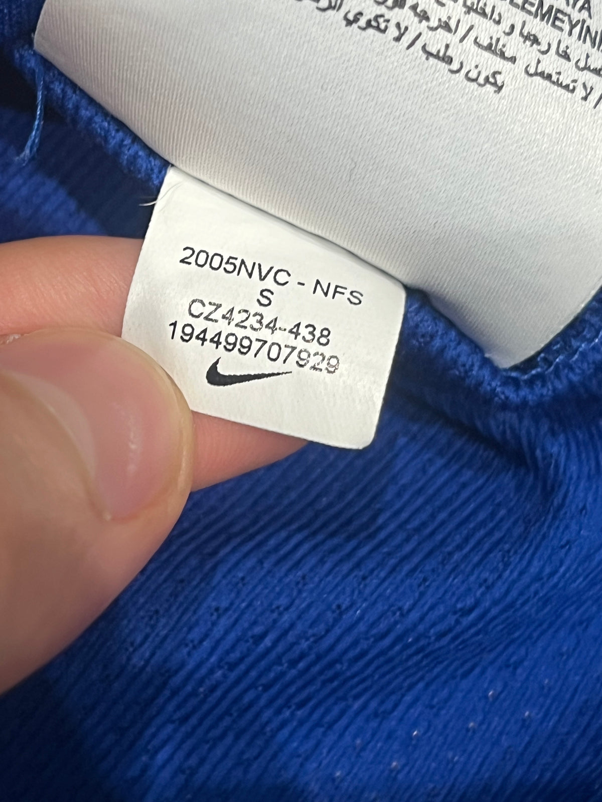 Blue Nike Men’s Dri Fit Miler Long Sleeve Running Top