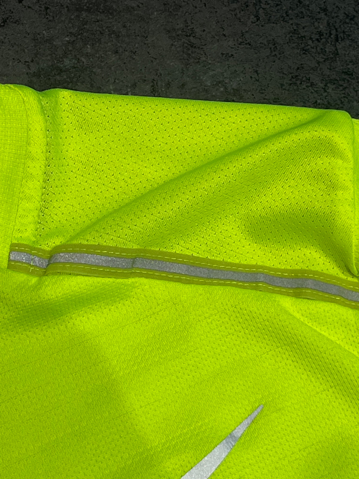 Neon Nike Men’s Dri Fit Miler Long Sleeve Running Top