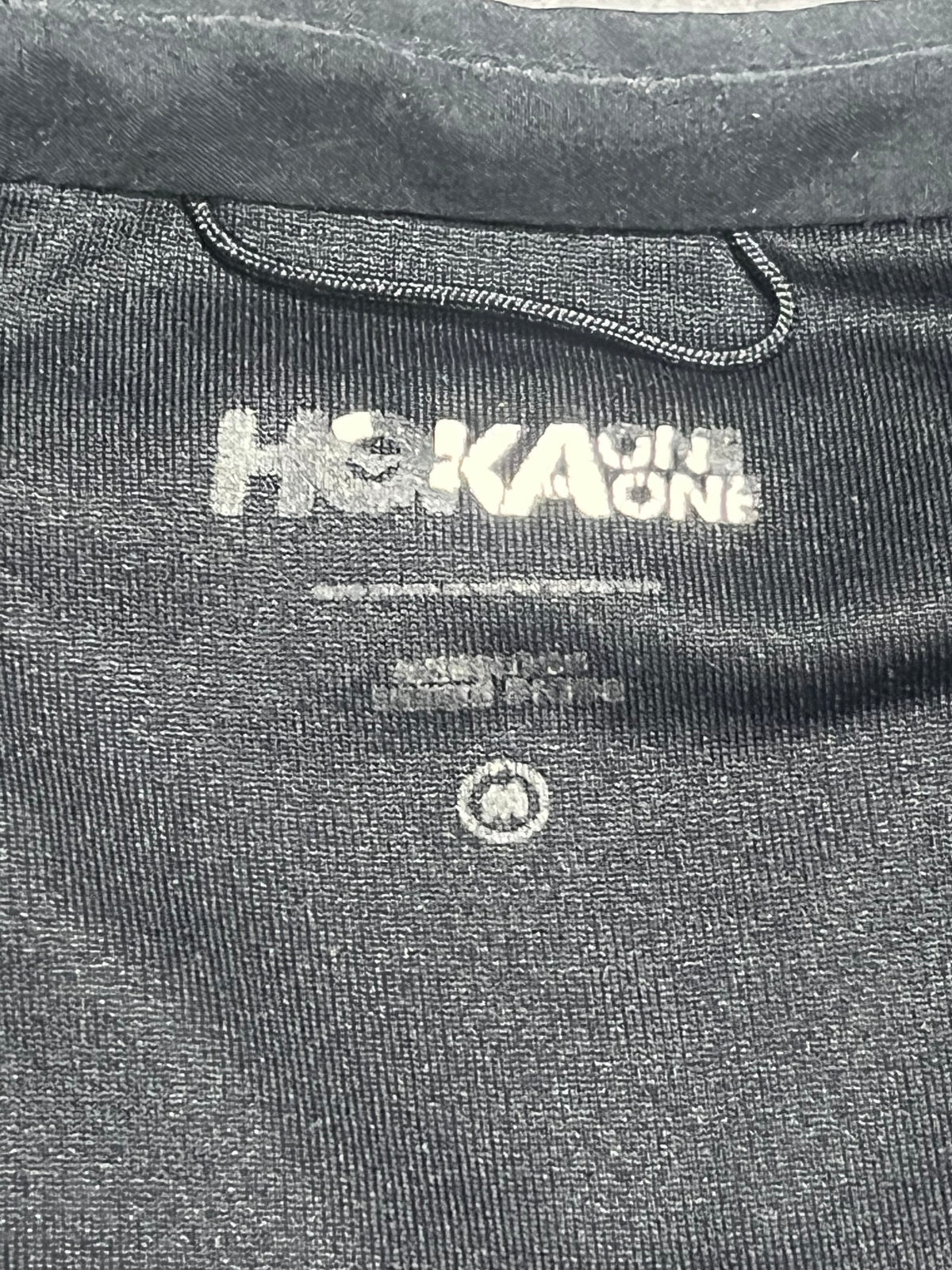 Black & White Hoka Men’s Glide 7” Running Shorts