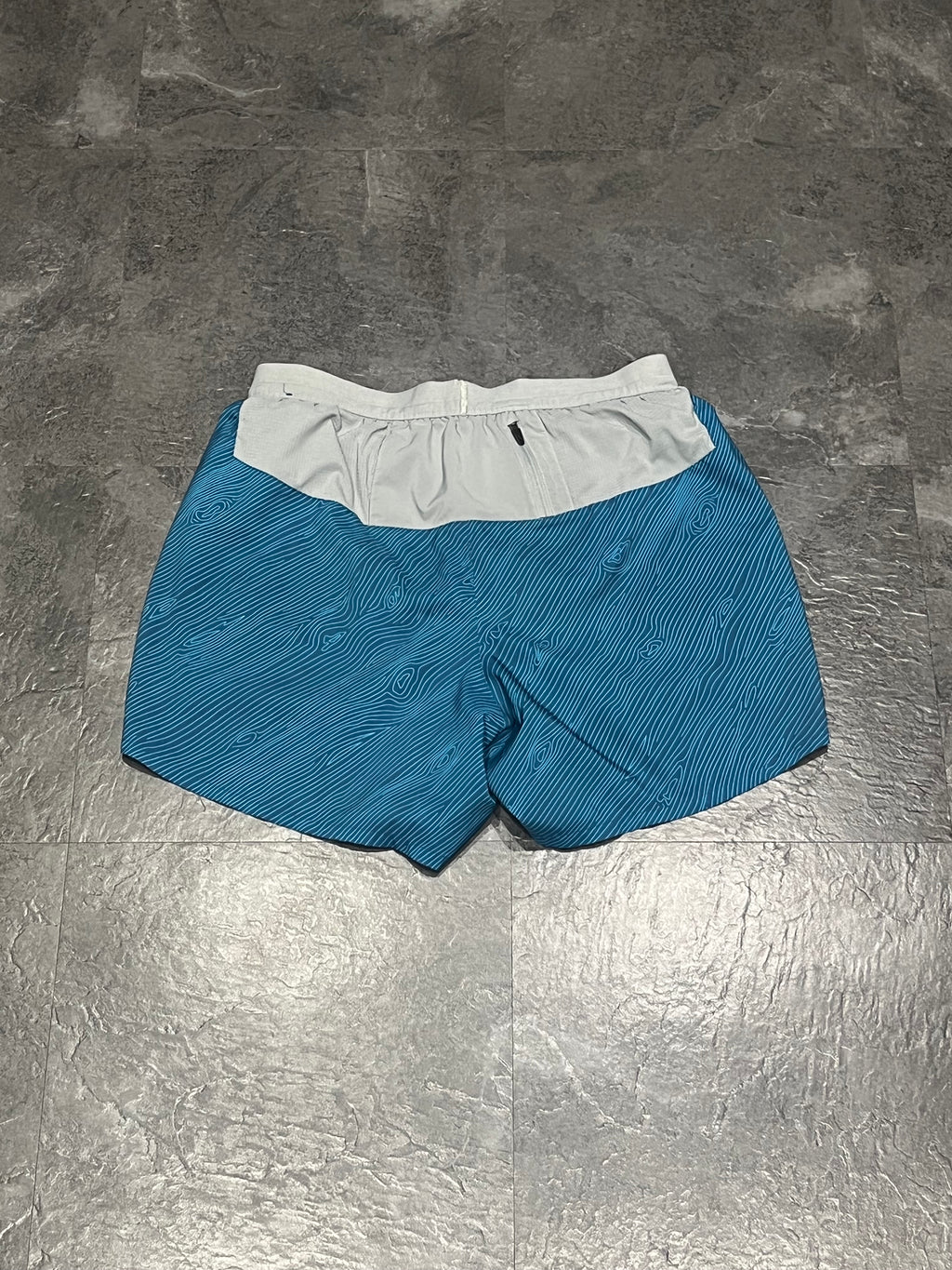 Blue Nike Men’s Dri Fit Trail 5” Brief Lined Running Shorts