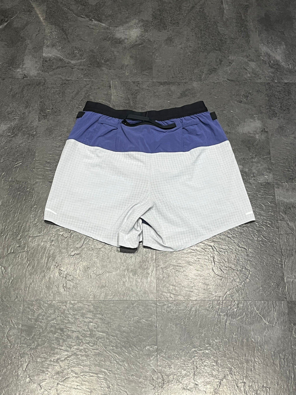 Blue & White Nike Men’s Dri Fit Trail 5” Running Shorts